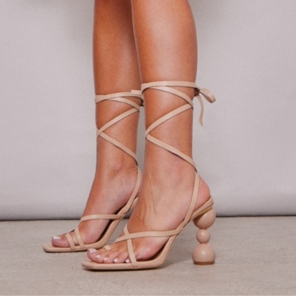 PrettyLittleThing Shoes - PLT Stapped Heel